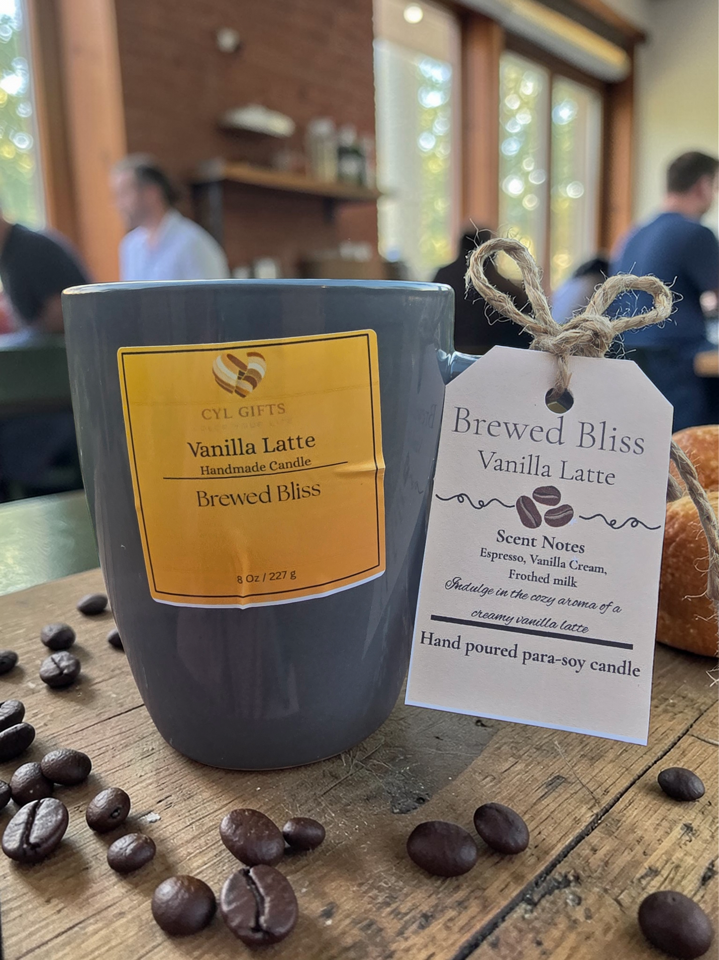 Vanilla Latte Candle – Brewed Bliss Collection