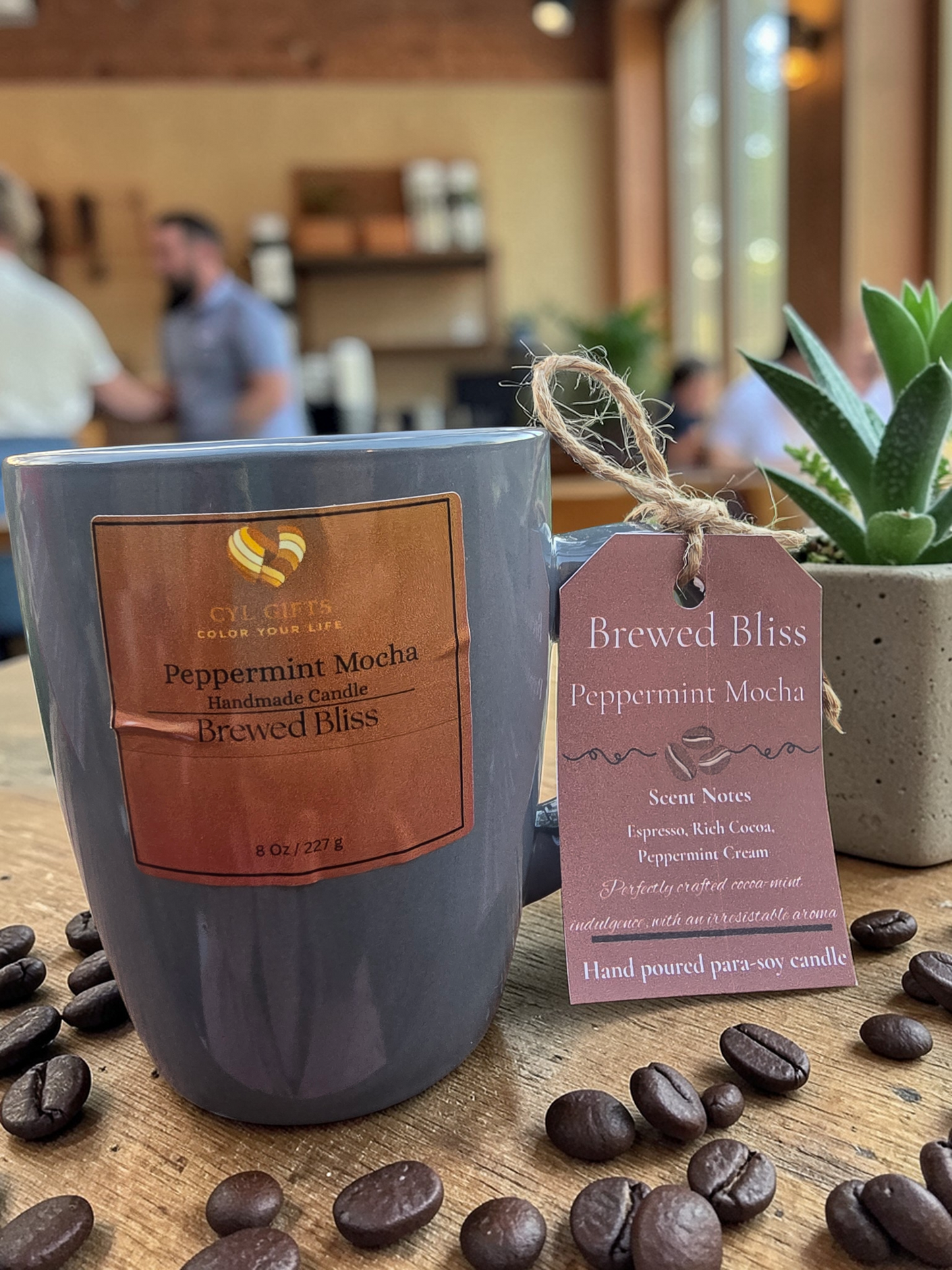 Peppermint Mocha Candle – Brewed Bliss Collection