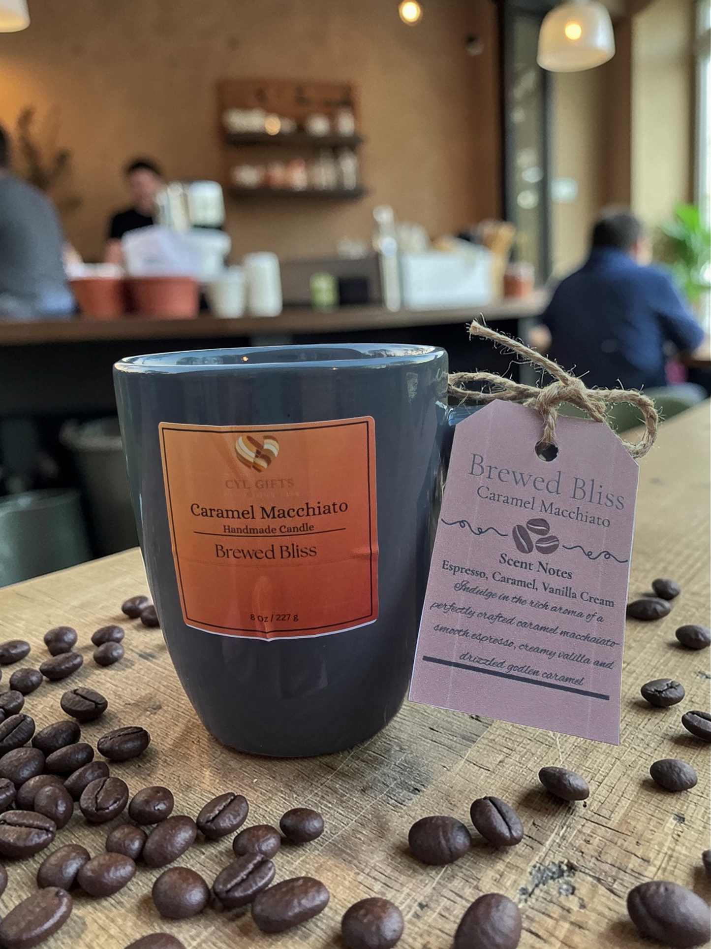 Caramel Macchiato Candle – Brewed Bliss Collection
