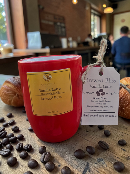 Vanilla Latte Candle – Brewed Bliss Collection