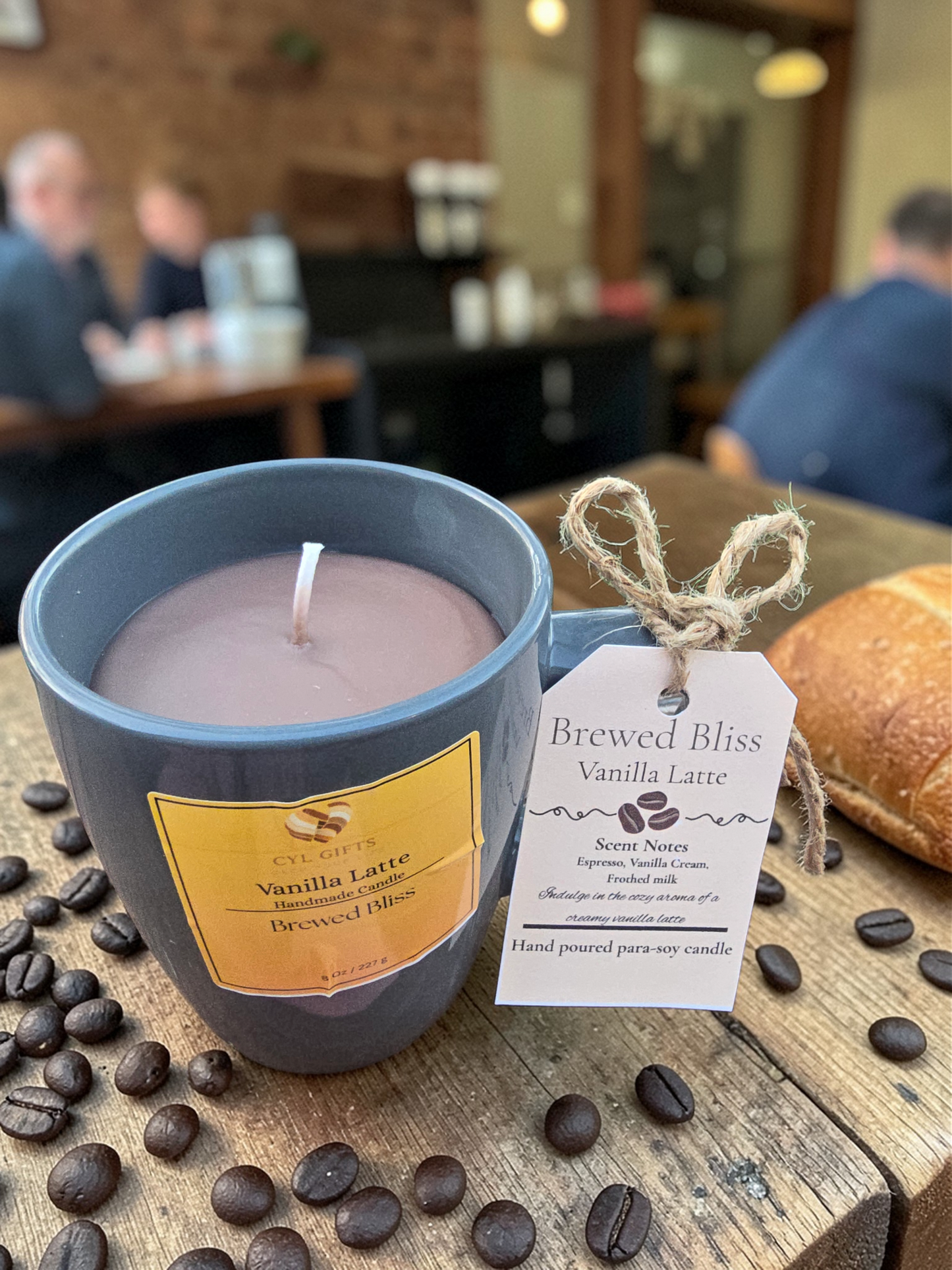 Vanilla Latte Candle – Brewed Bliss Collection