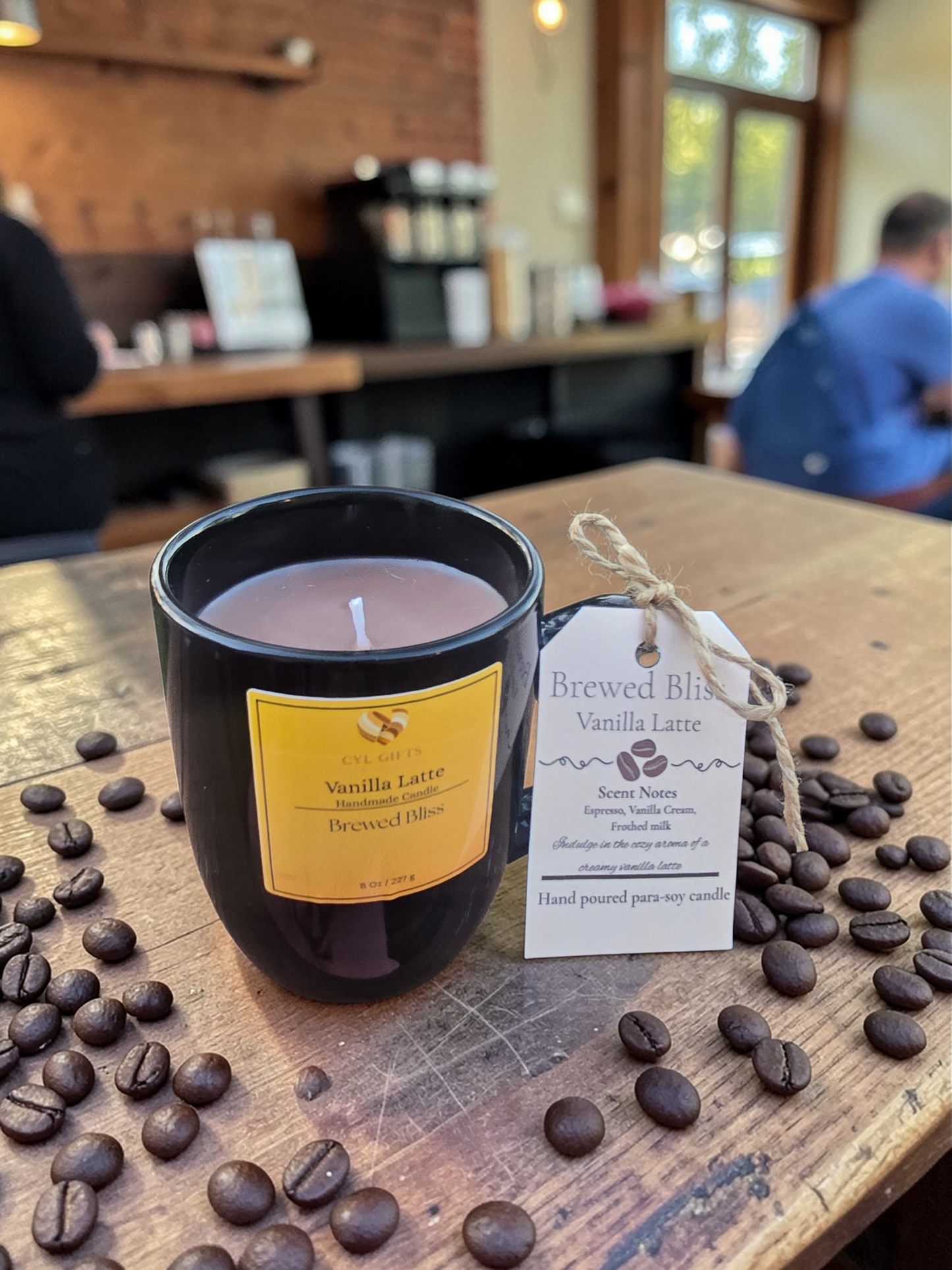 Vanilla Latte Candle – Brewed Bliss Collection