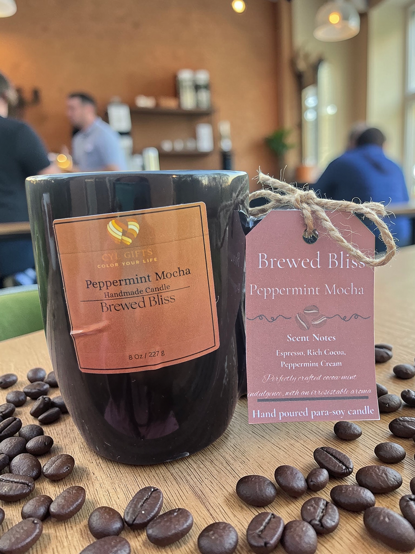 Peppermint Mocha Candle – Brewed Bliss Collection