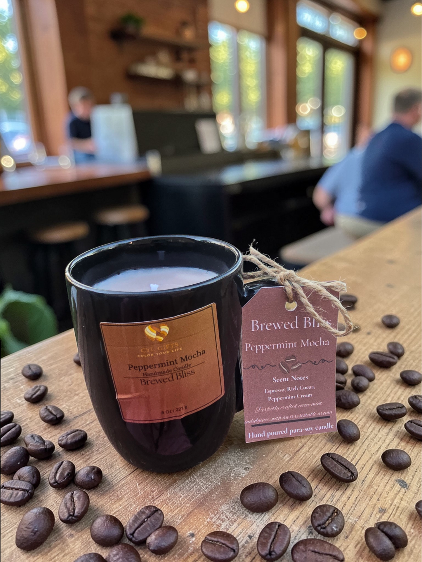 Peppermint Mocha Candle – Brewed Bliss Collection