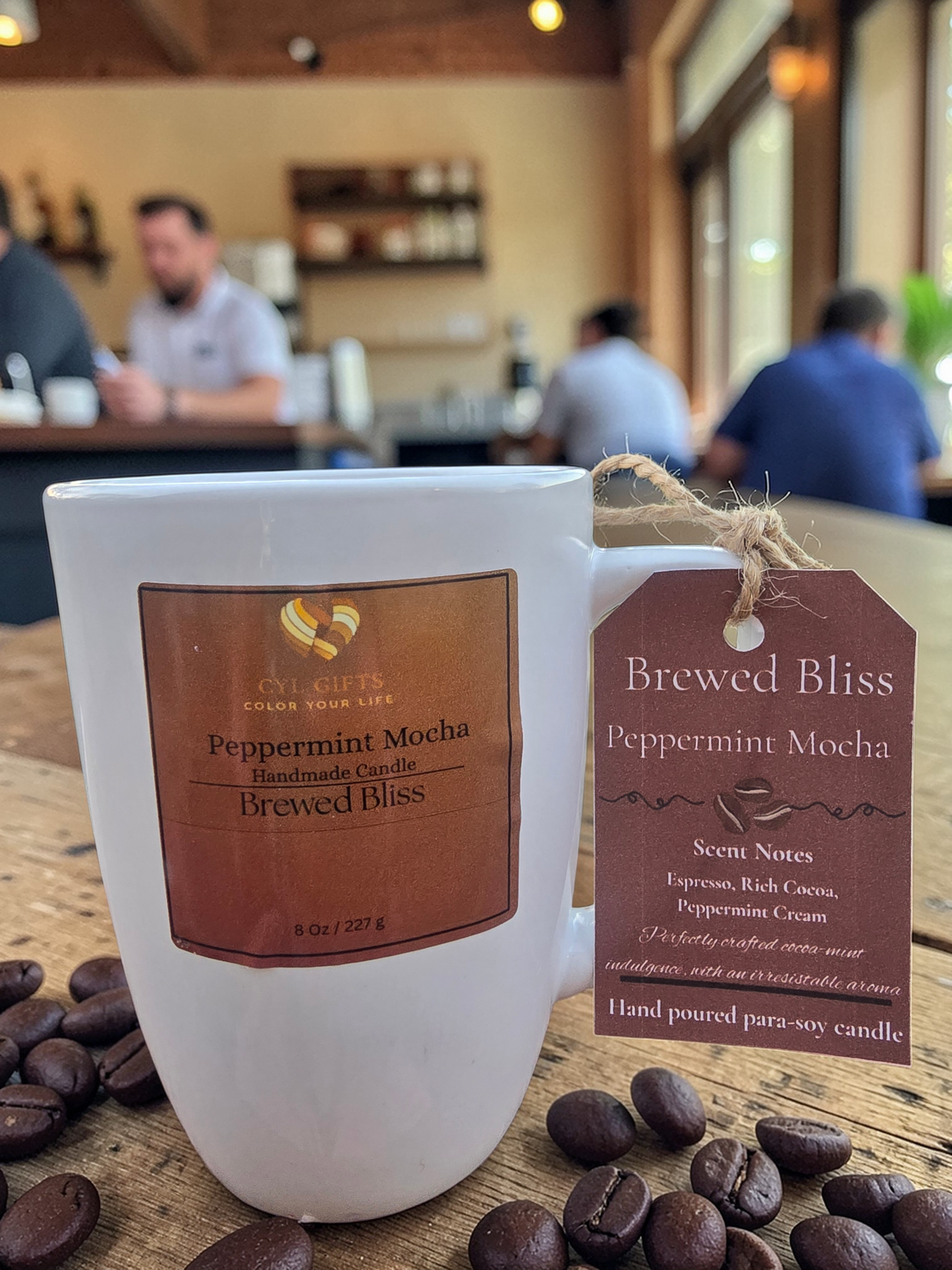 Peppermint Mocha Candle – Brewed Bliss Collection
