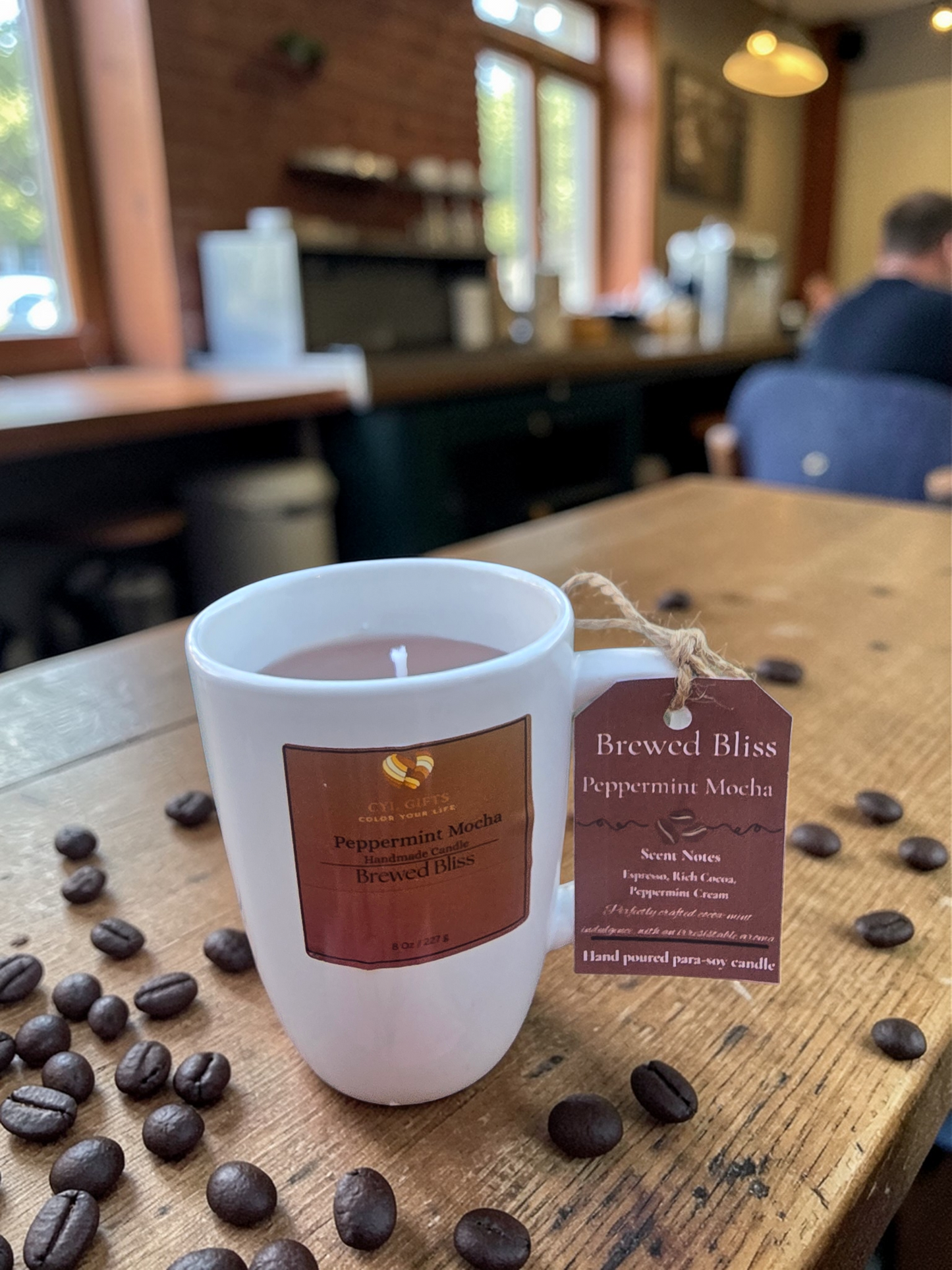 Peppermint Mocha Candle – Brewed Bliss Collection