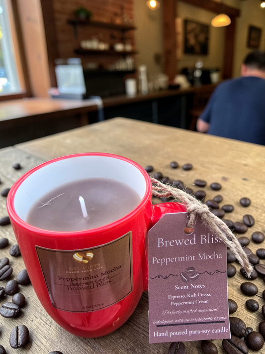 Peppermint Mocha Candle – Brewed Bliss Collection