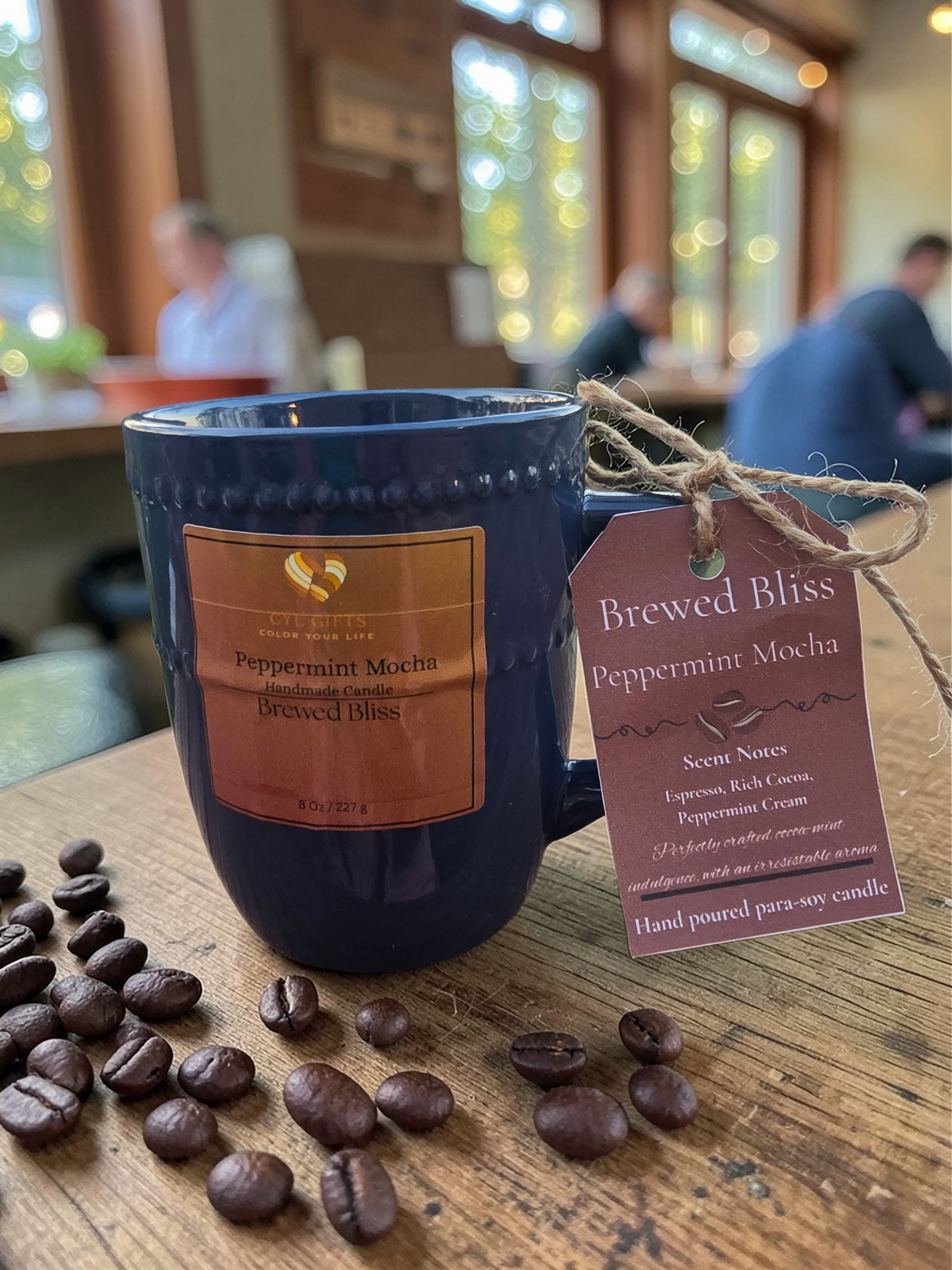 Peppermint Mocha Candle – Brewed Bliss Collection