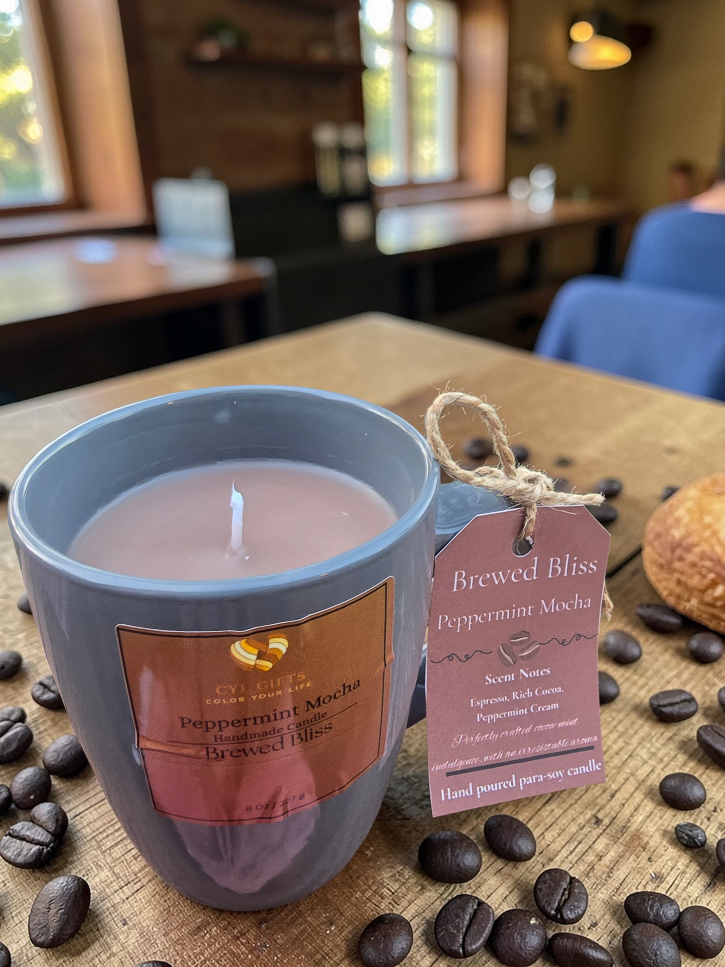 Peppermint Mocha Candle – Brewed Bliss Collection