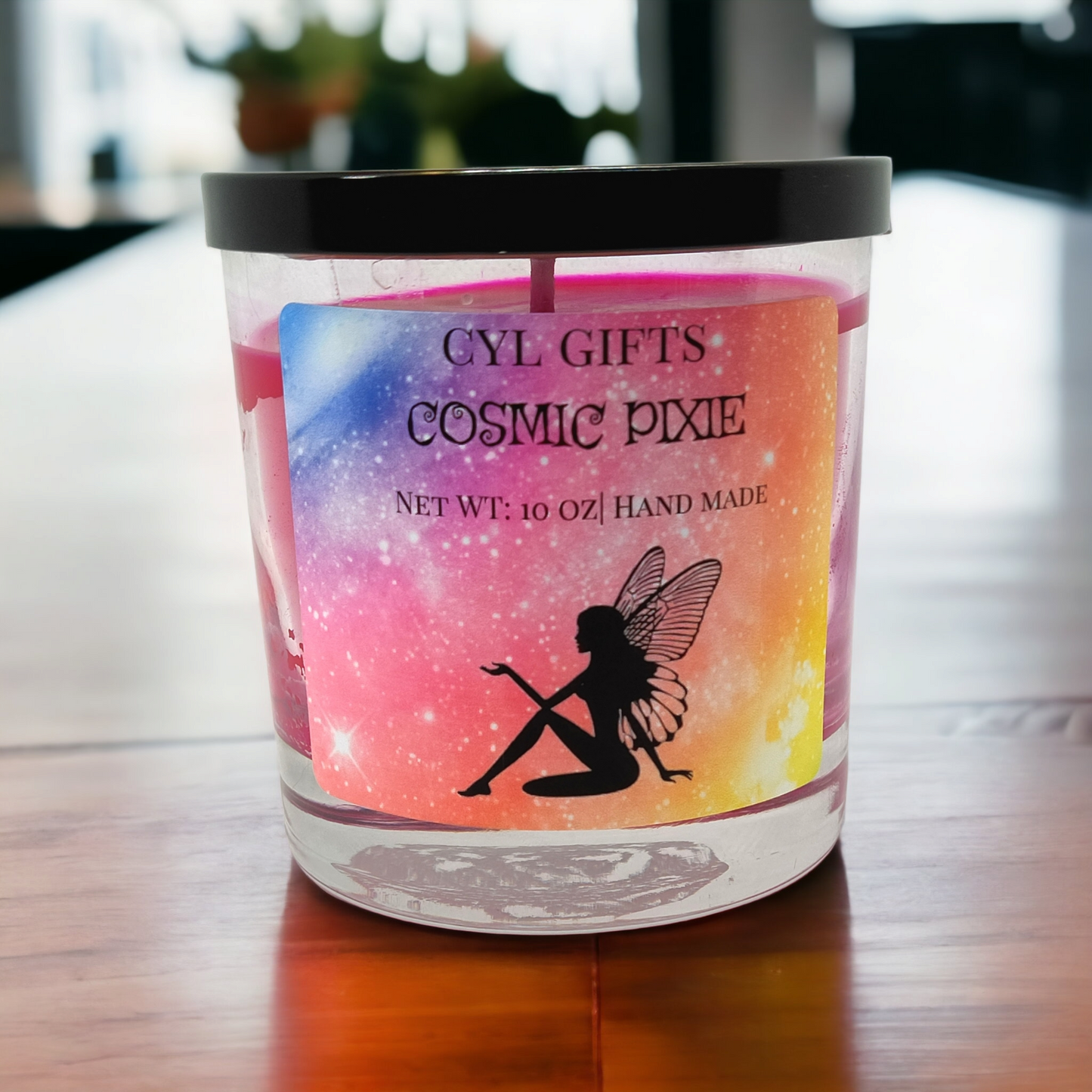 cosmic pixie handmade candle 10oz