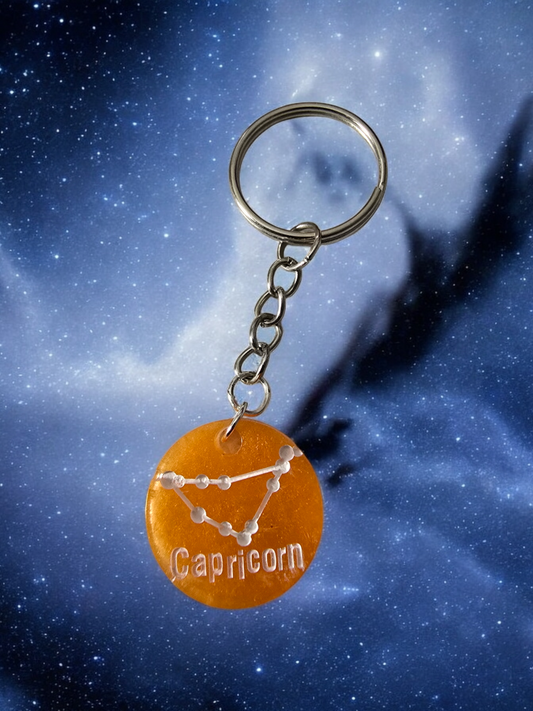 Capricorn Zodiac keychain