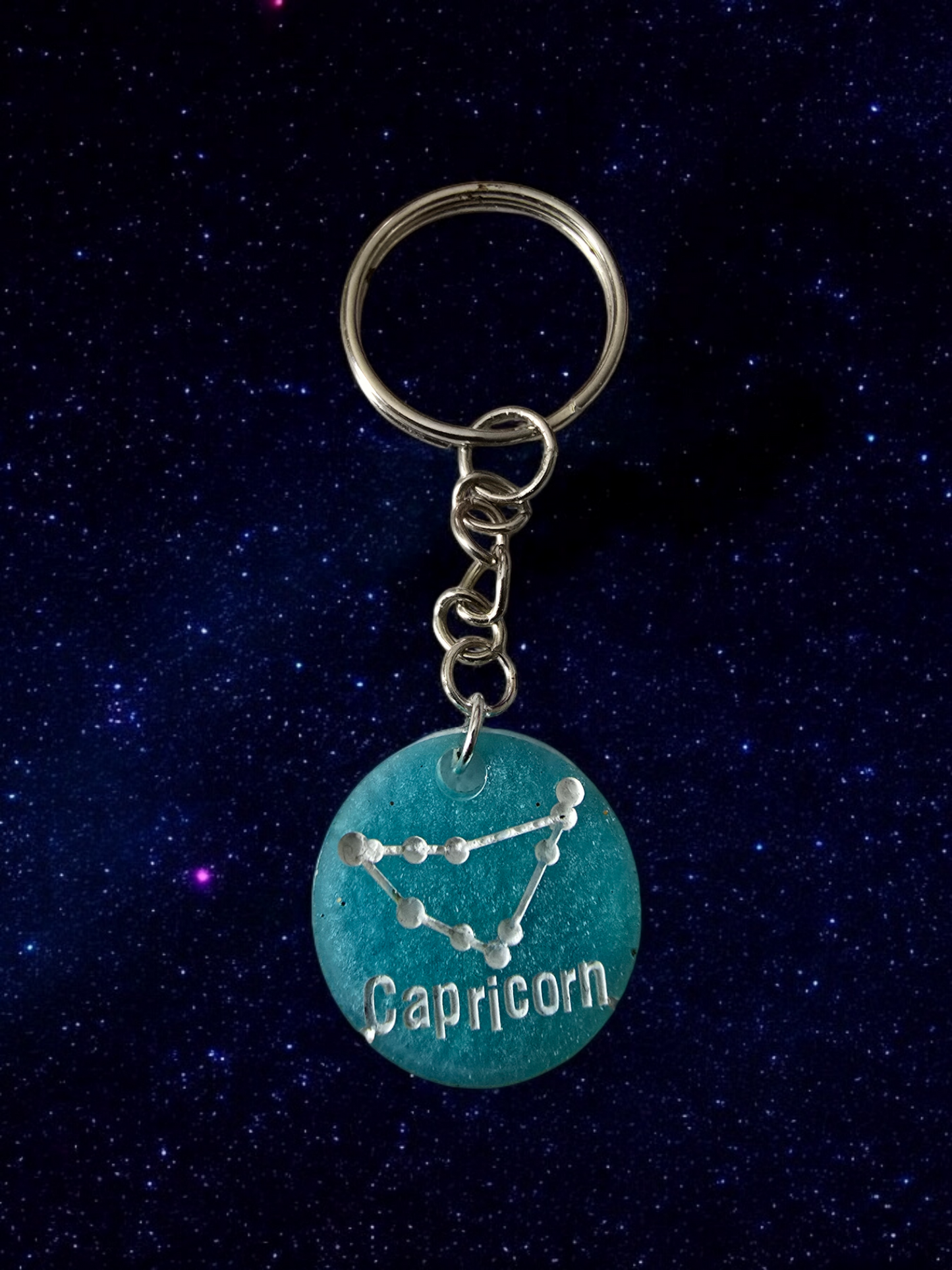 Capricorn Zodiac keychain