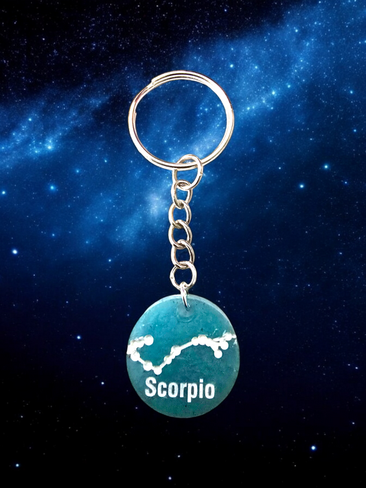 Scorpio Zodiac Keychain