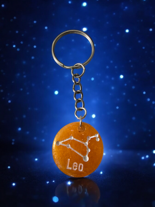 Leo Zodiac Keychain