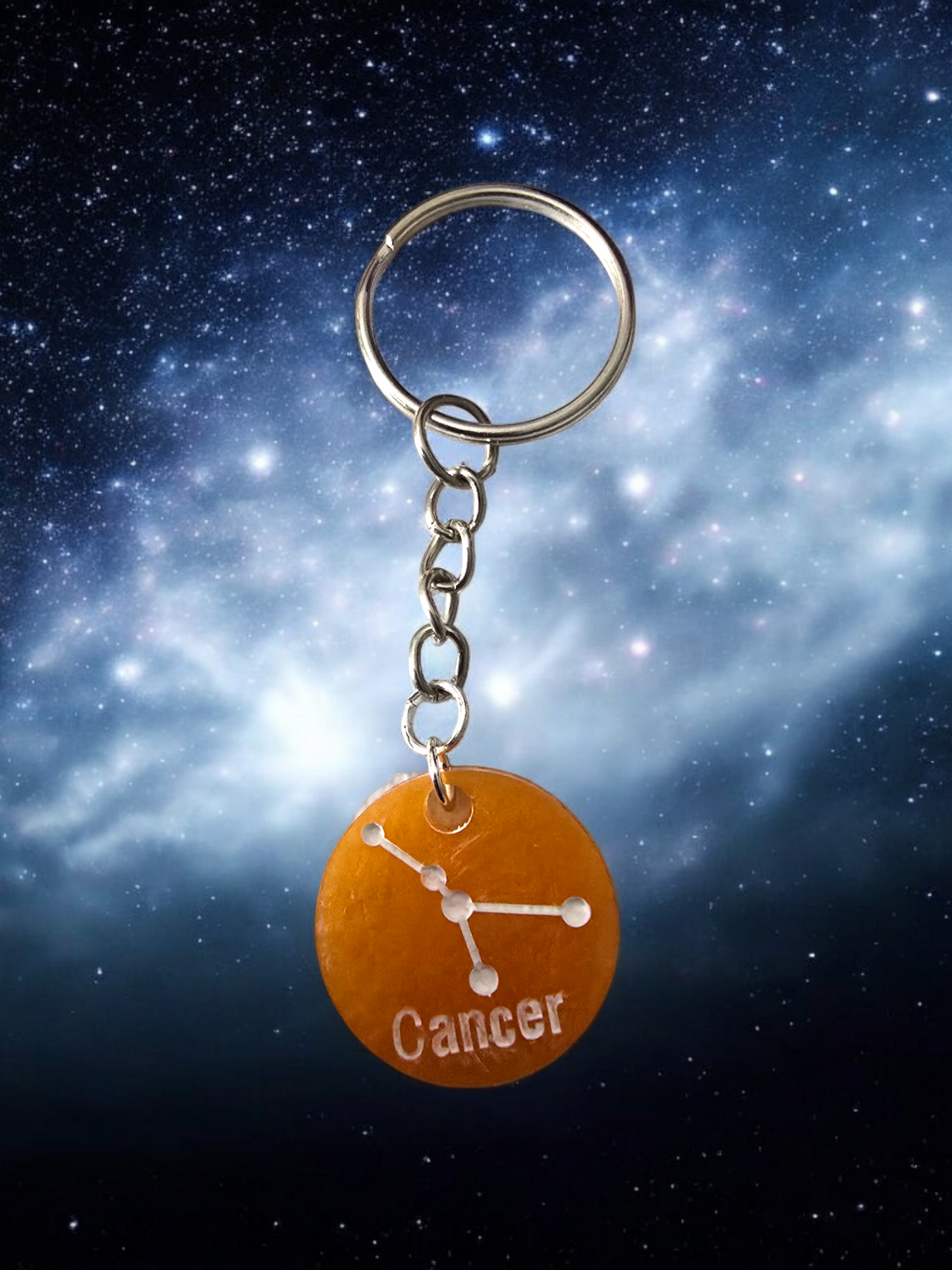 Cancer Zodiac keychain