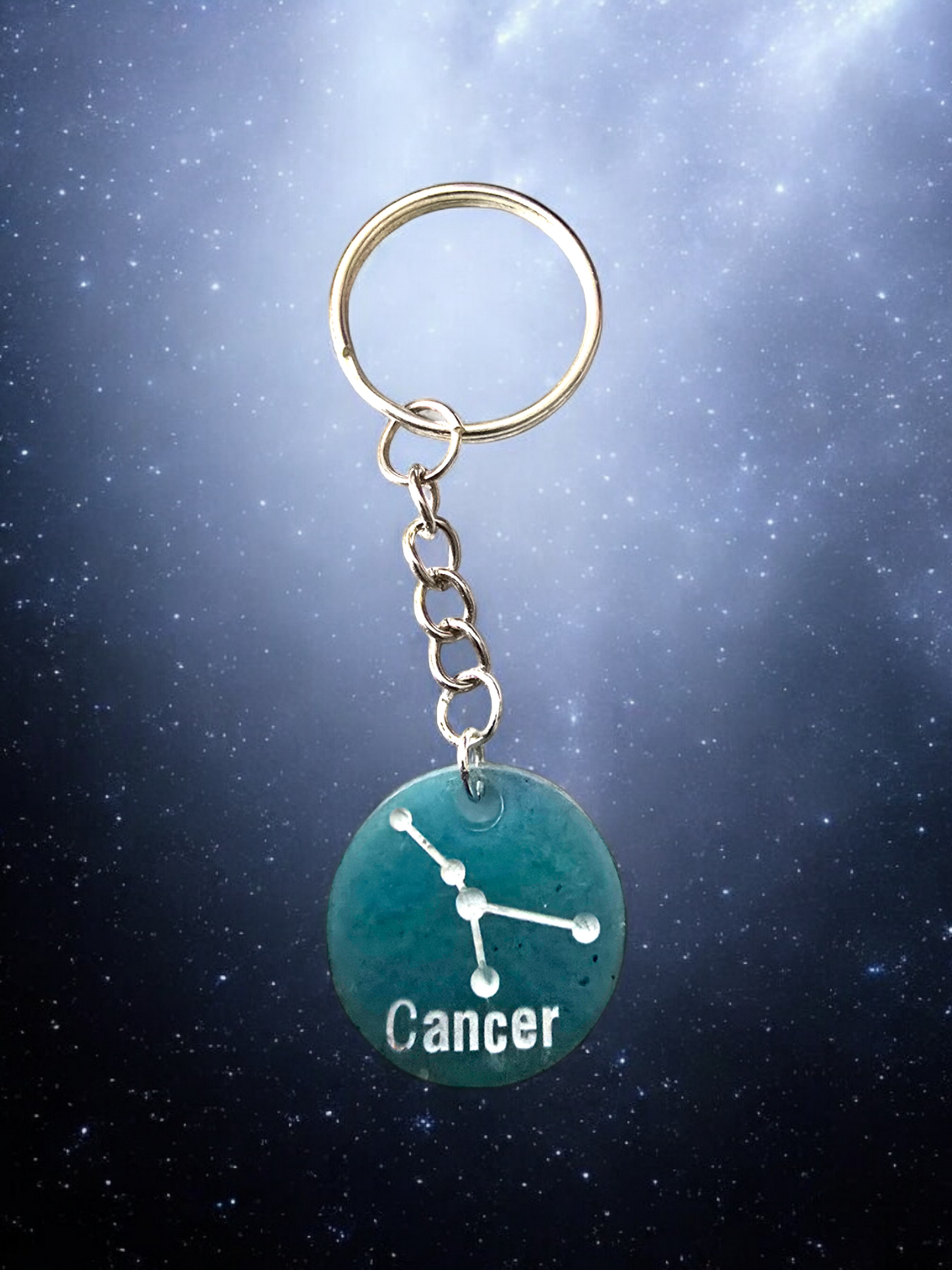 Cancer Zodiac keychain