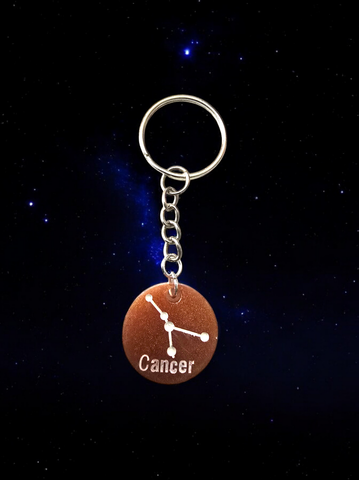 Cancer Zodiac keychain