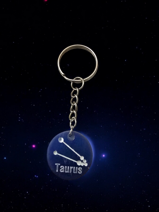 Taurus Zodiac key chain